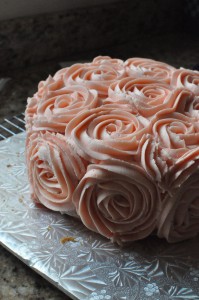 rose cake